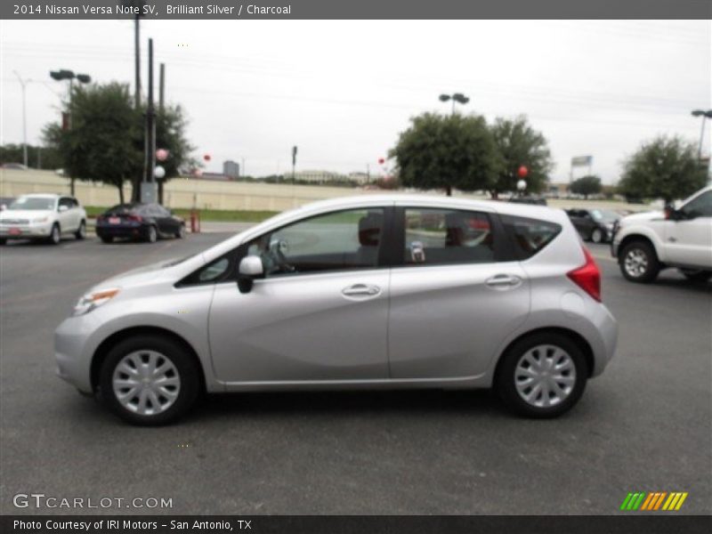 Brilliant Silver / Charcoal 2014 Nissan Versa Note SV