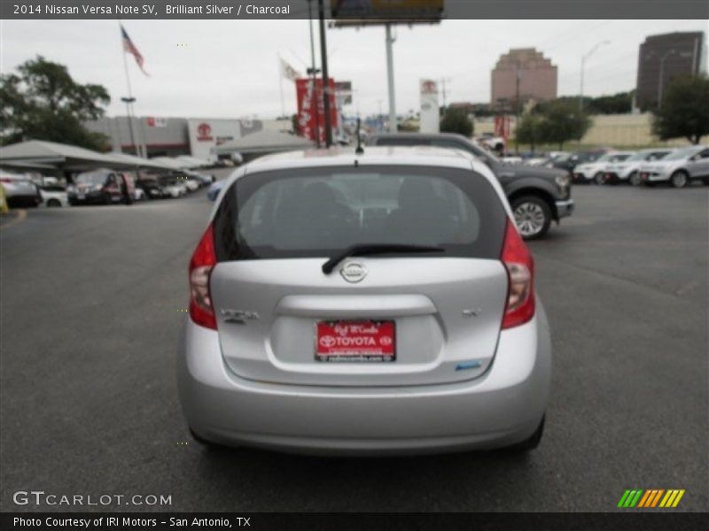 Brilliant Silver / Charcoal 2014 Nissan Versa Note SV