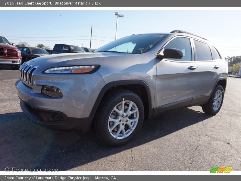 Billet Silver Metallic / Black 2016 Jeep Cherokee Sport