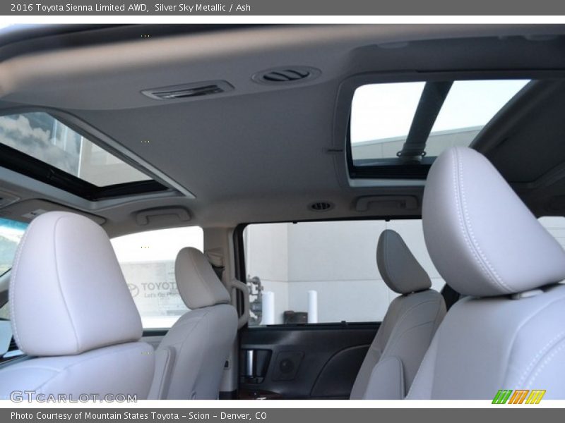Silver Sky Metallic / Ash 2016 Toyota Sienna Limited AWD