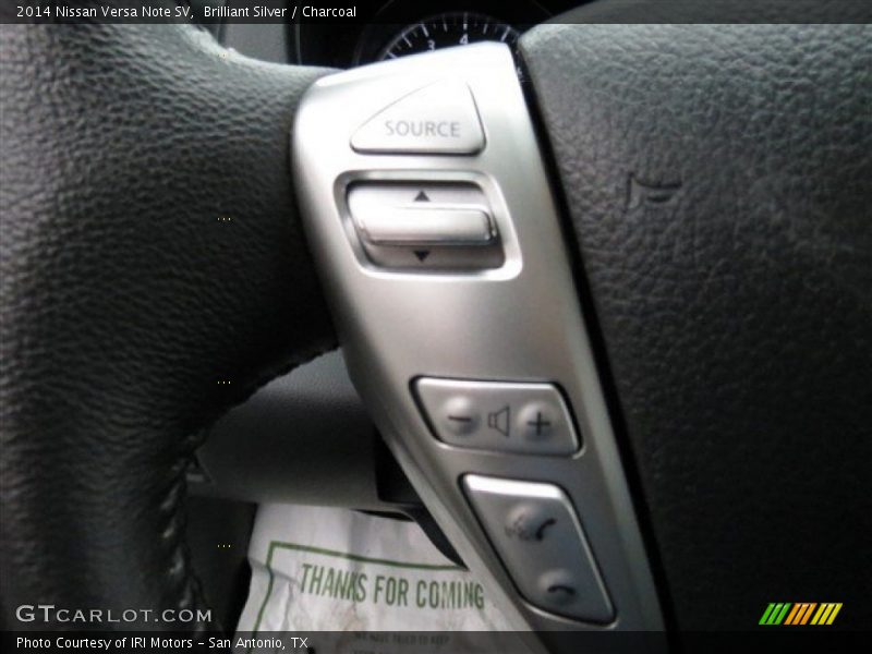 Brilliant Silver / Charcoal 2014 Nissan Versa Note SV