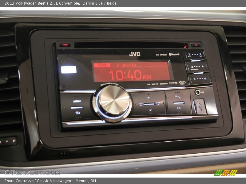 Denim Blue / Beige 2013 Volkswagen Beetle 2.5L Convertible
