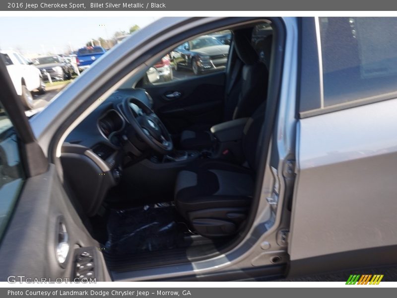 Billet Silver Metallic / Black 2016 Jeep Cherokee Sport