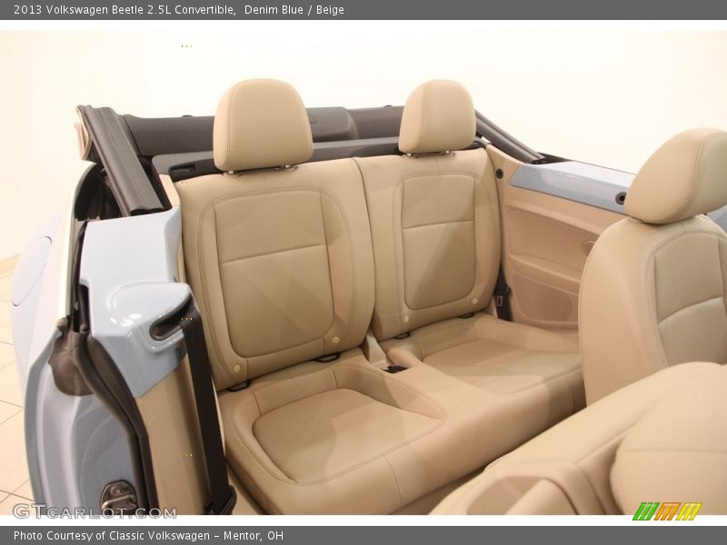 Denim Blue / Beige 2013 Volkswagen Beetle 2.5L Convertible