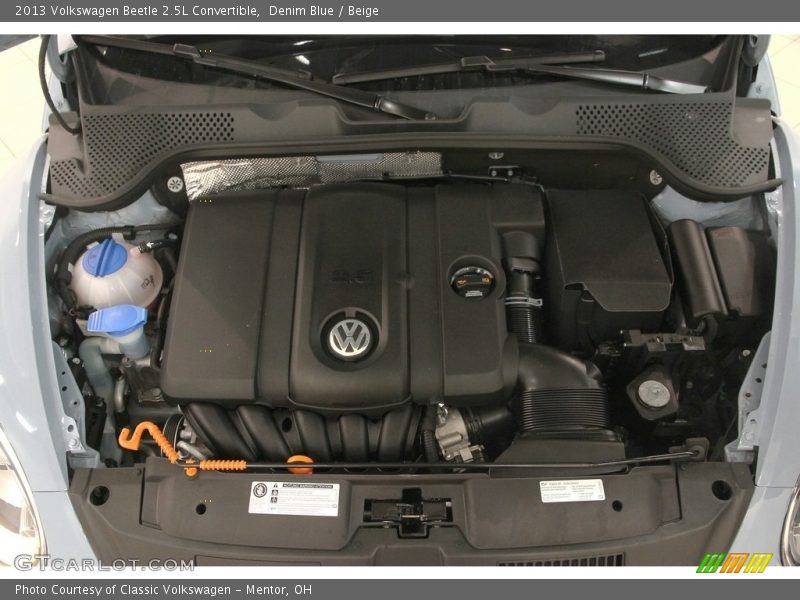 Denim Blue / Beige 2013 Volkswagen Beetle 2.5L Convertible