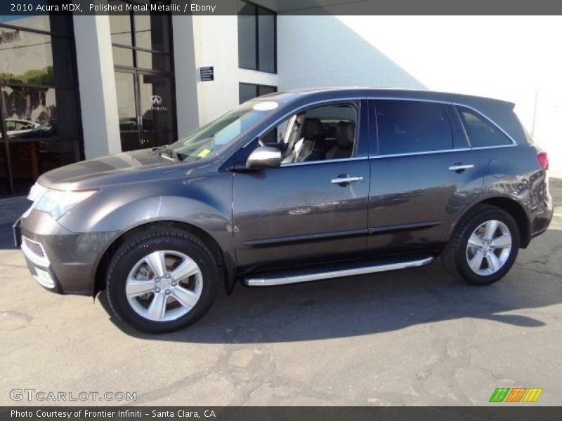 Polished Metal Metallic / Ebony 2010 Acura MDX