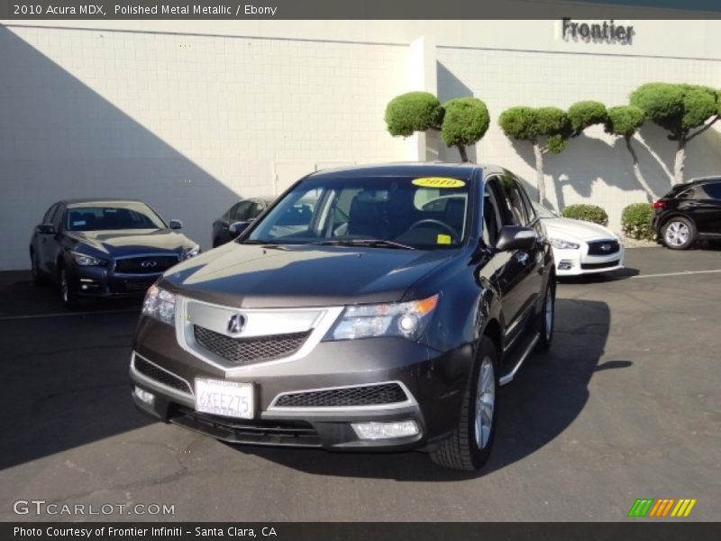 Polished Metal Metallic / Ebony 2010 Acura MDX