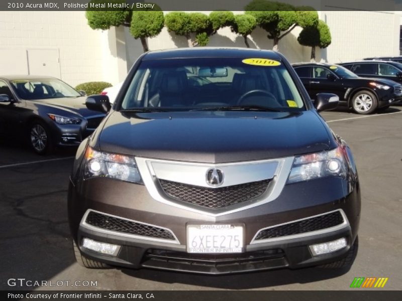 Polished Metal Metallic / Ebony 2010 Acura MDX