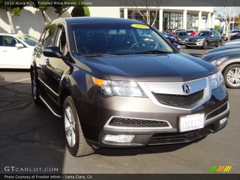 Polished Metal Metallic / Ebony 2010 Acura MDX
