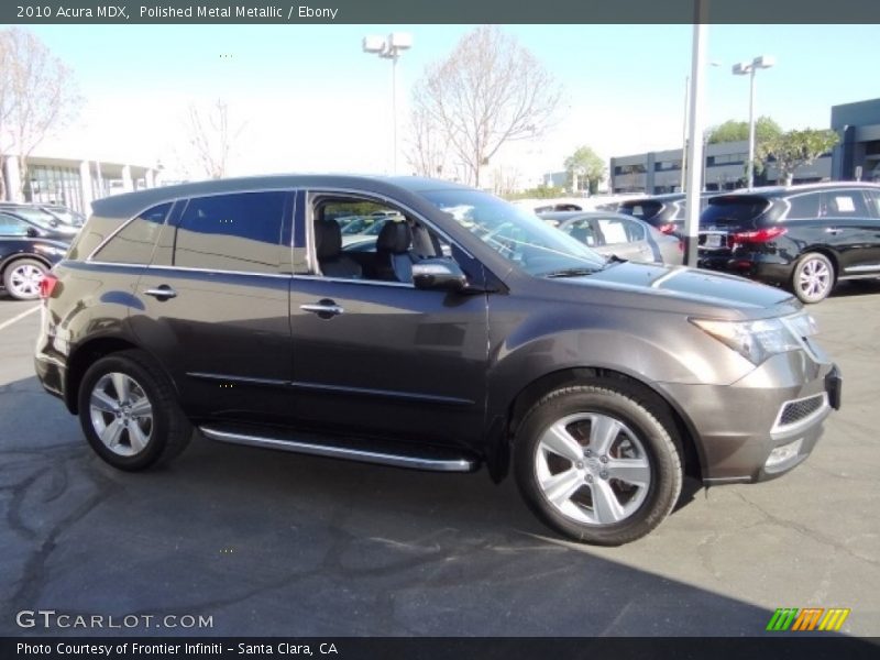 Polished Metal Metallic / Ebony 2010 Acura MDX