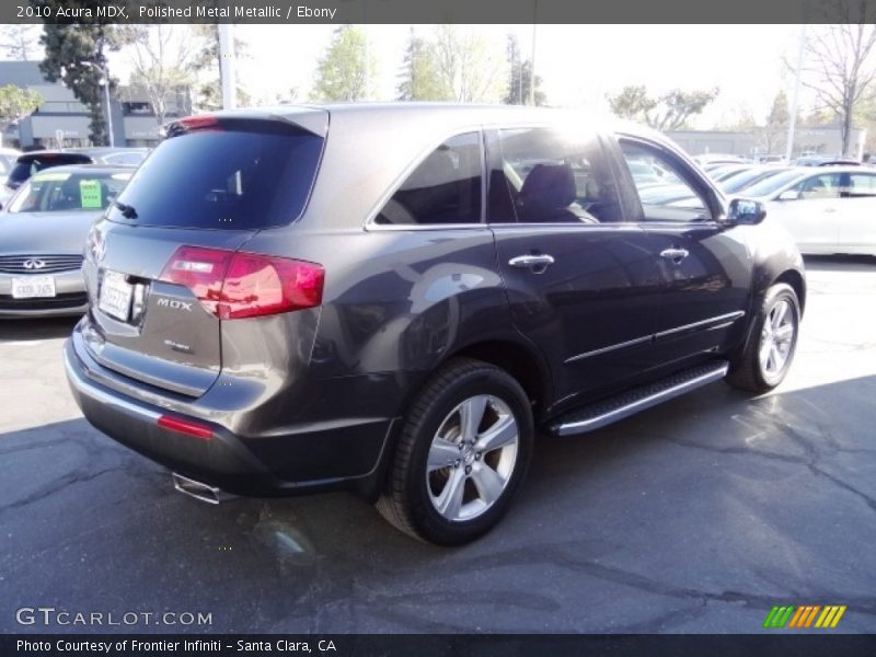 Polished Metal Metallic / Ebony 2010 Acura MDX