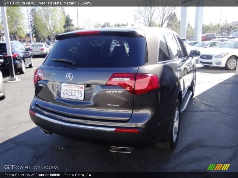 Polished Metal Metallic / Ebony 2010 Acura MDX