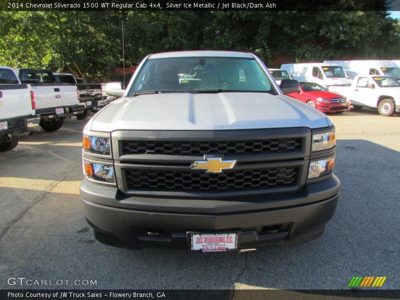 Silver Ice Metallic / Jet Black/Dark Ash 2014 Chevrolet Silverado 1500 WT Regular Cab 4x4