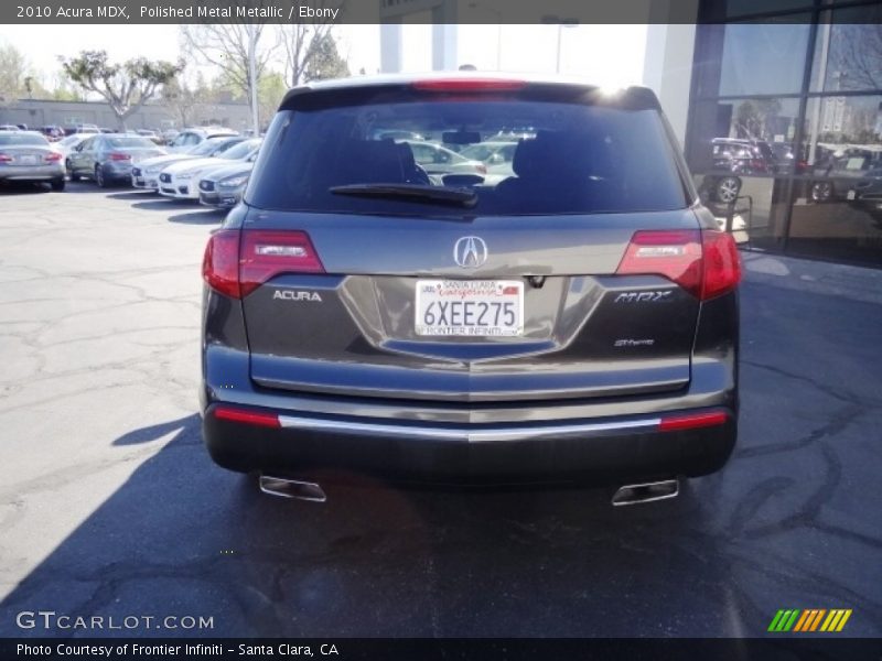 Polished Metal Metallic / Ebony 2010 Acura MDX