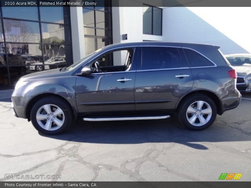 Polished Metal Metallic / Ebony 2010 Acura MDX