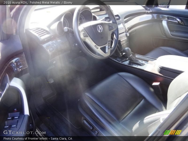 Polished Metal Metallic / Ebony 2010 Acura MDX