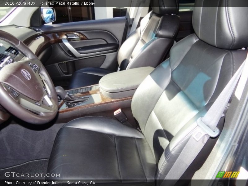 Polished Metal Metallic / Ebony 2010 Acura MDX