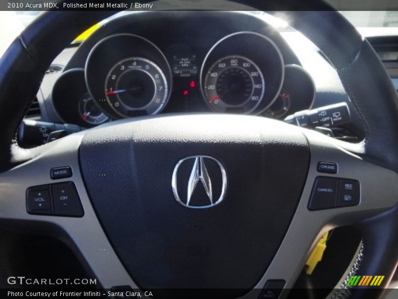 Polished Metal Metallic / Ebony 2010 Acura MDX