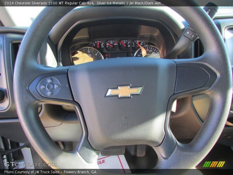 Silver Ice Metallic / Jet Black/Dark Ash 2014 Chevrolet Silverado 1500 WT Regular Cab 4x4