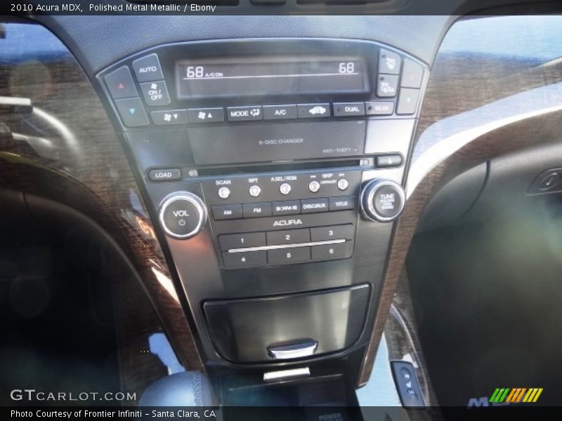 Polished Metal Metallic / Ebony 2010 Acura MDX