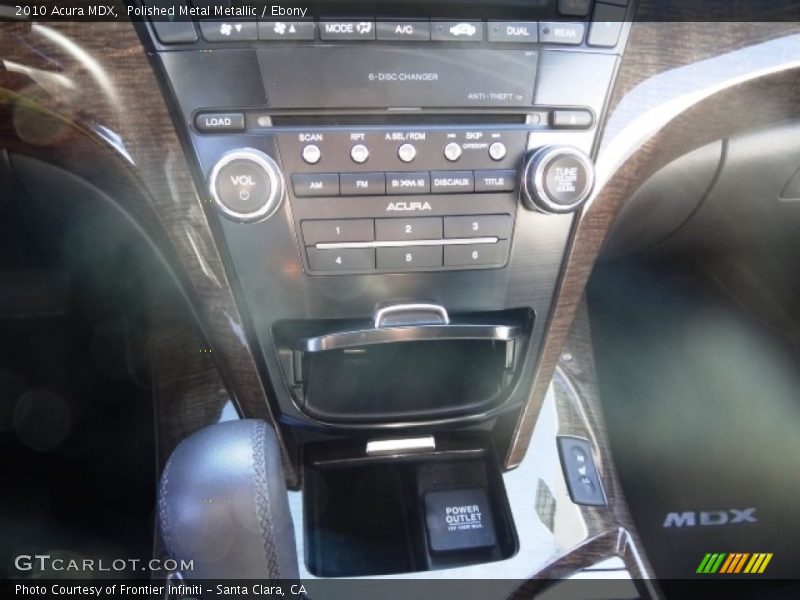 Polished Metal Metallic / Ebony 2010 Acura MDX