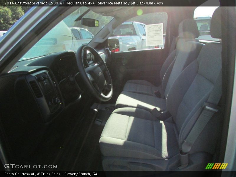 Silver Ice Metallic / Jet Black/Dark Ash 2014 Chevrolet Silverado 1500 WT Regular Cab 4x4