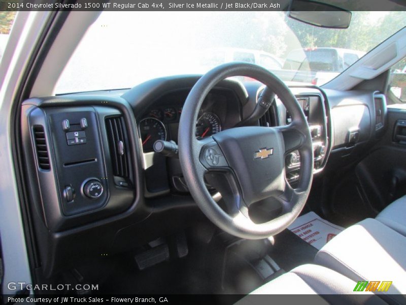 Silver Ice Metallic / Jet Black/Dark Ash 2014 Chevrolet Silverado 1500 WT Regular Cab 4x4