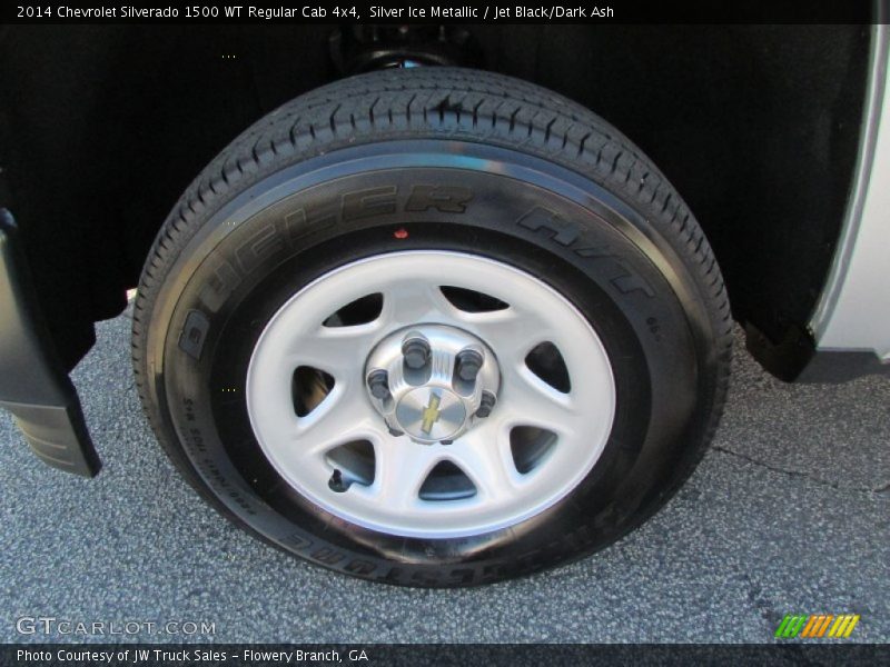 Silver Ice Metallic / Jet Black/Dark Ash 2014 Chevrolet Silverado 1500 WT Regular Cab 4x4