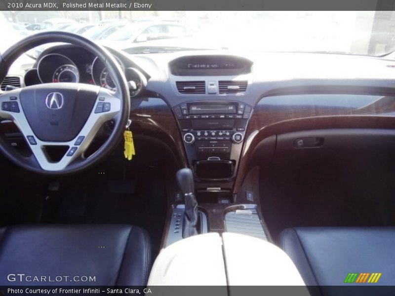 Polished Metal Metallic / Ebony 2010 Acura MDX