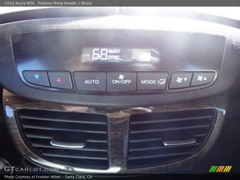 Polished Metal Metallic / Ebony 2010 Acura MDX