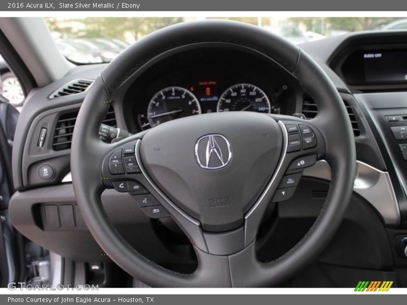 Slate Silver Metallic / Ebony 2016 Acura ILX