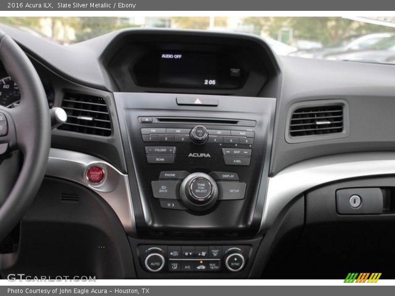 Slate Silver Metallic / Ebony 2016 Acura ILX