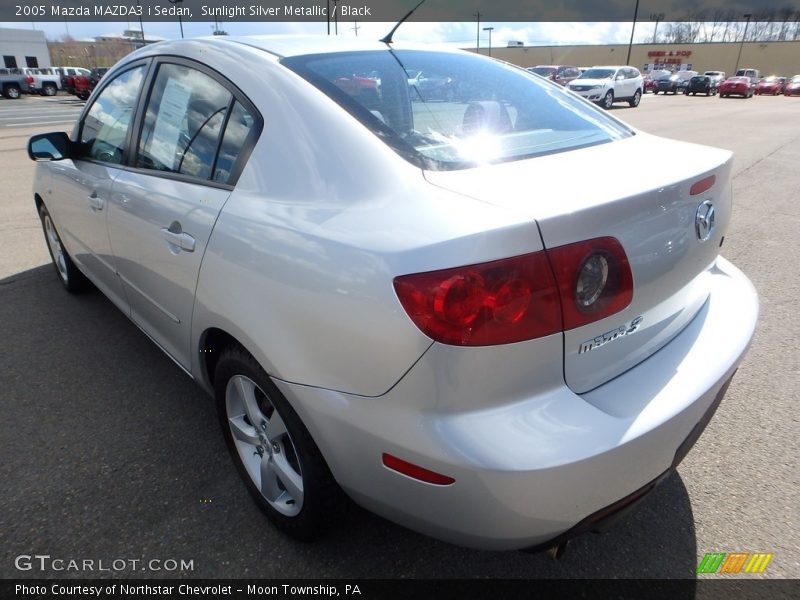 Sunlight Silver Metallic / Black 2005 Mazda MAZDA3 i Sedan
