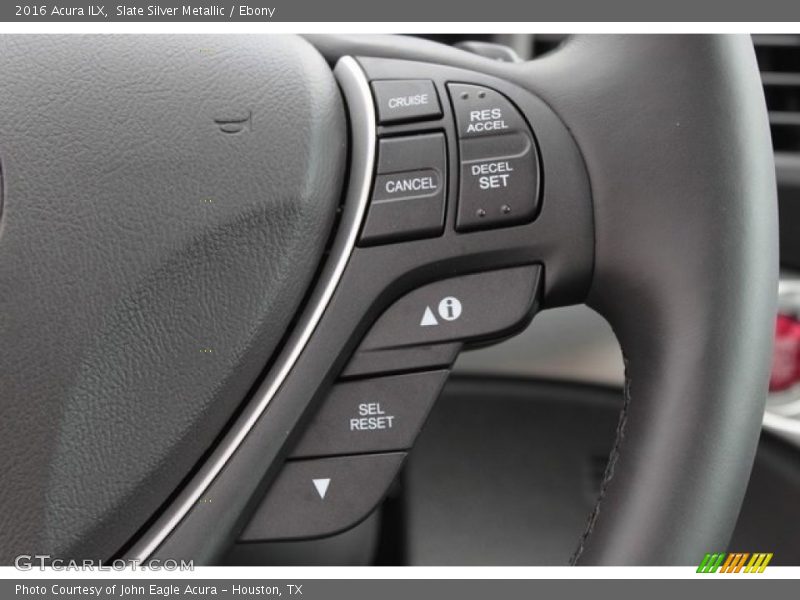 Slate Silver Metallic / Ebony 2016 Acura ILX