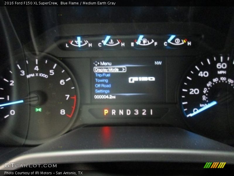 Blue Flame / Medium Earth Gray 2016 Ford F150 XL SuperCrew
