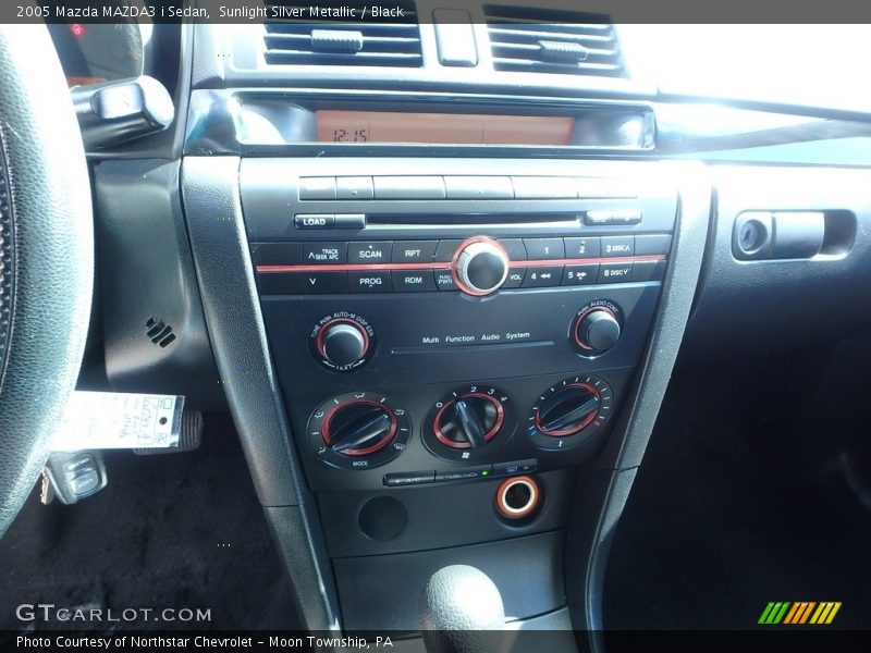 Sunlight Silver Metallic / Black 2005 Mazda MAZDA3 i Sedan