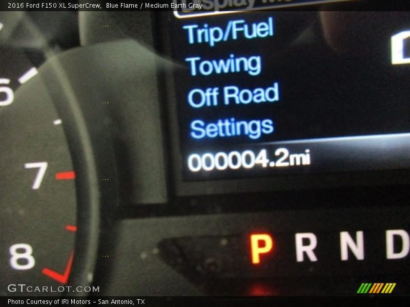 Blue Flame / Medium Earth Gray 2016 Ford F150 XL SuperCrew