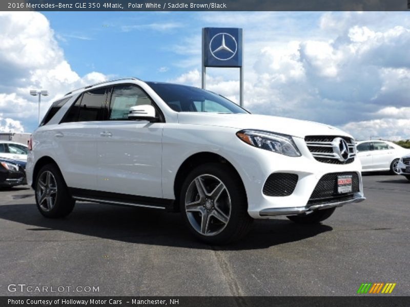 Polar White / Saddle Brown/Black 2016 Mercedes-Benz GLE 350 4Matic