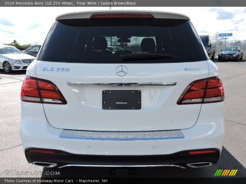 Polar White / Saddle Brown/Black 2016 Mercedes-Benz GLE 350 4Matic
