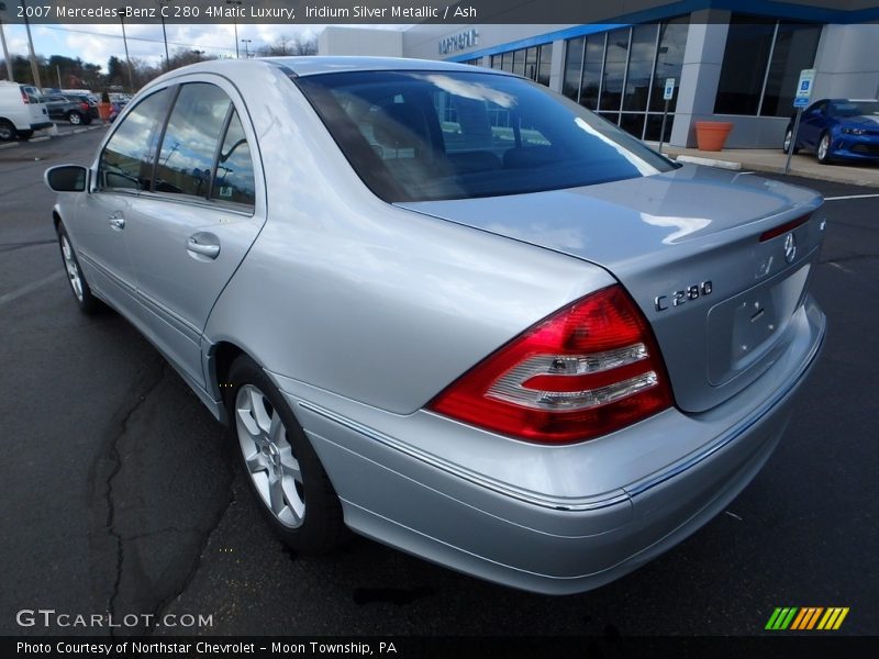 Iridium Silver Metallic / Ash 2007 Mercedes-Benz C 280 4Matic Luxury