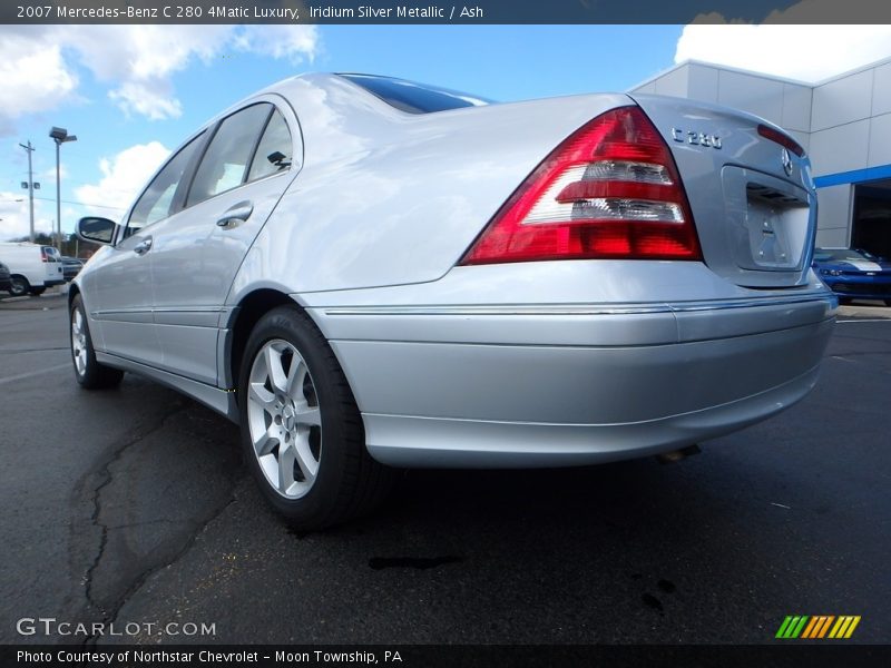 Iridium Silver Metallic / Ash 2007 Mercedes-Benz C 280 4Matic Luxury