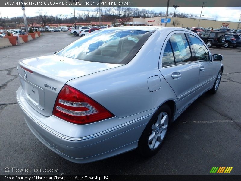 Iridium Silver Metallic / Ash 2007 Mercedes-Benz C 280 4Matic Luxury