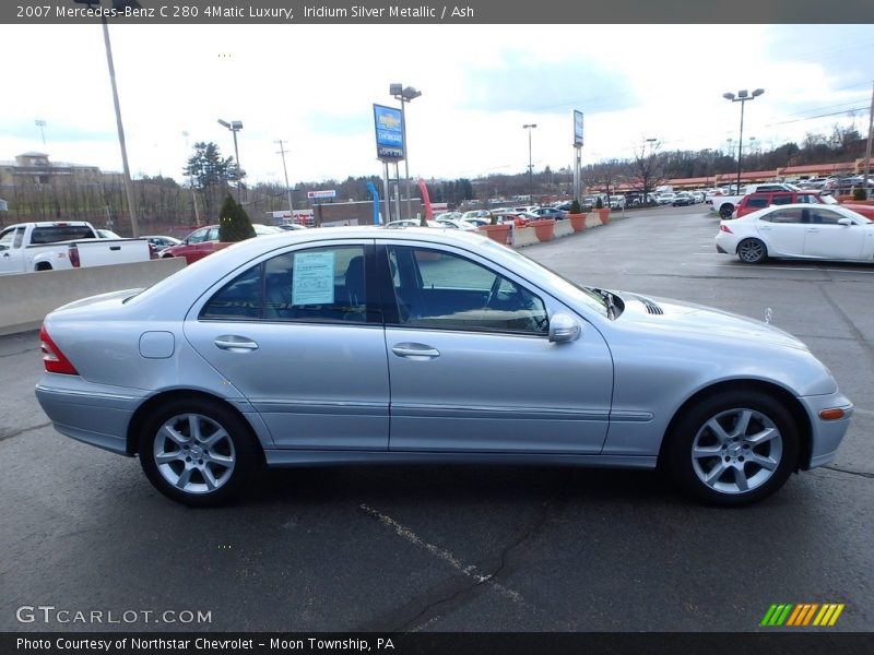 Iridium Silver Metallic / Ash 2007 Mercedes-Benz C 280 4Matic Luxury