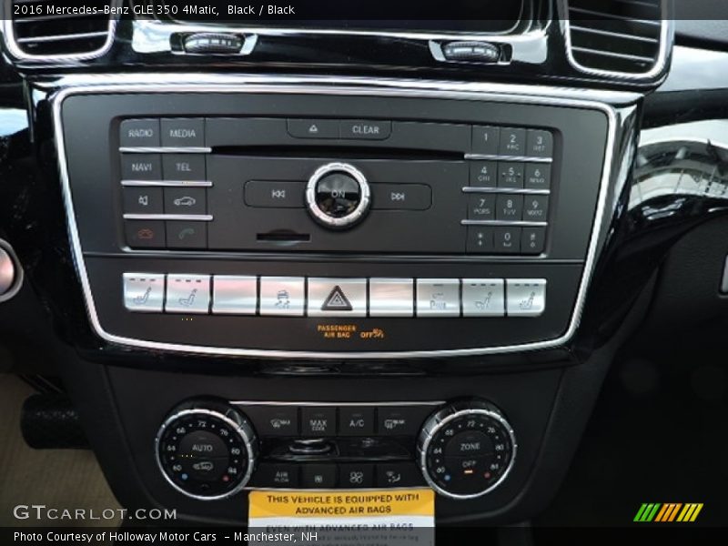 Black / Black 2016 Mercedes-Benz GLE 350 4Matic