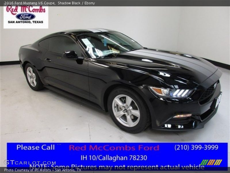 Shadow Black / Ebony 2016 Ford Mustang V6 Coupe