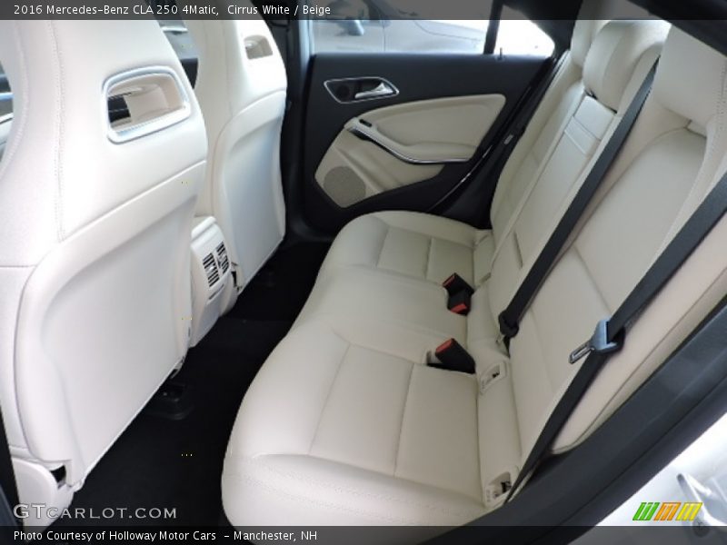 Cirrus White / Beige 2016 Mercedes-Benz CLA 250 4Matic