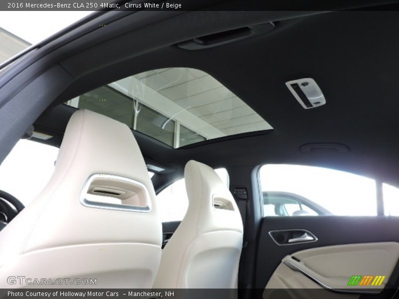 Cirrus White / Beige 2016 Mercedes-Benz CLA 250 4Matic