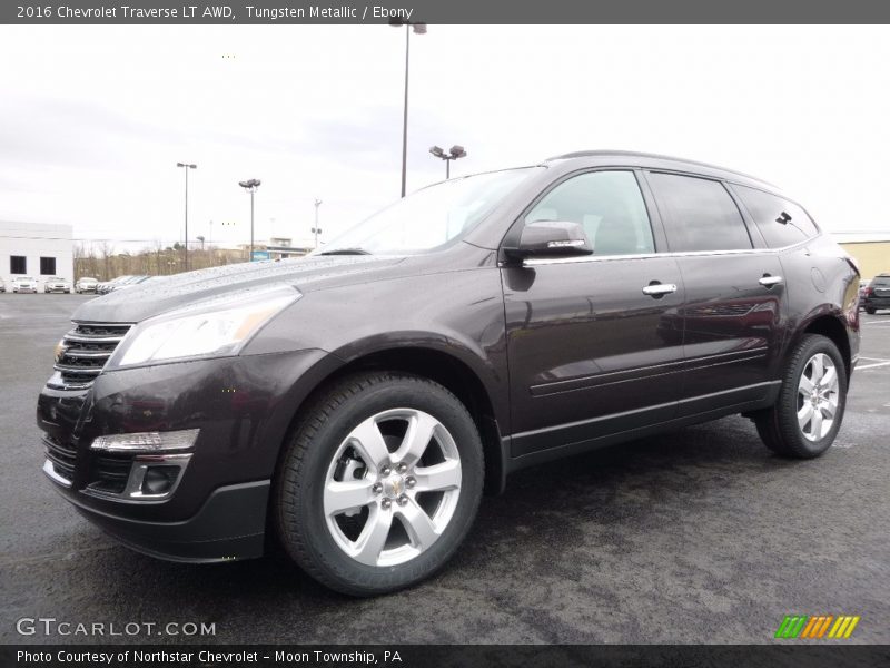 Tungsten Metallic / Ebony 2016 Chevrolet Traverse LT AWD