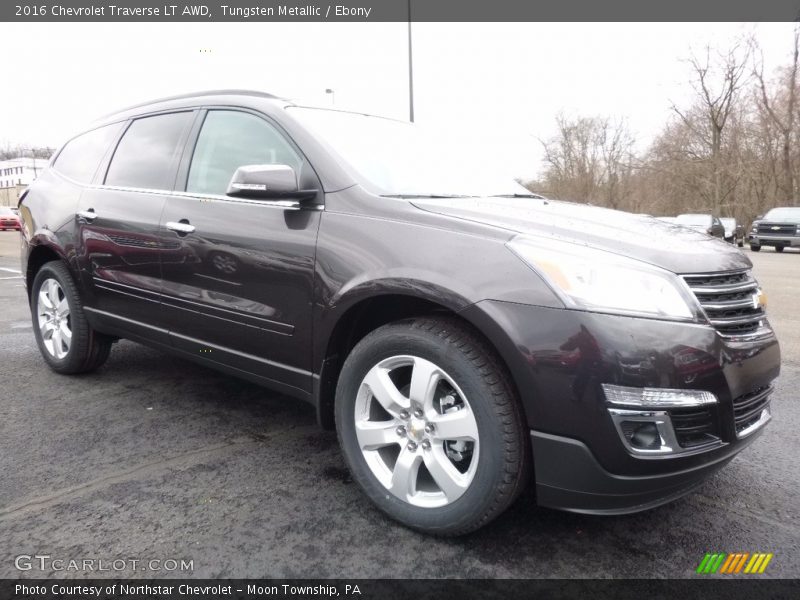 Tungsten Metallic / Ebony 2016 Chevrolet Traverse LT AWD