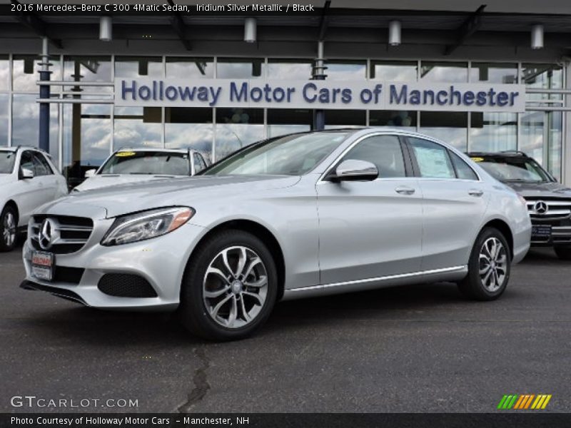 Iridium Silver Metallic / Black 2016 Mercedes-Benz C 300 4Matic Sedan